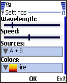 settings page