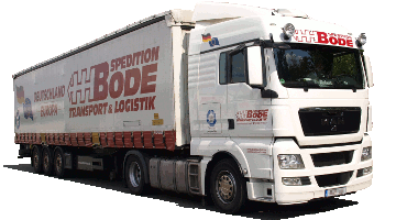 truck of transportation company