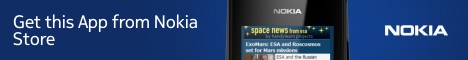 The Space News App in Nokia Store Banner for Space News at Nokia Store